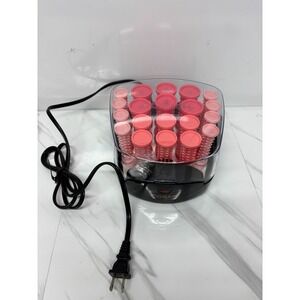 Conair Compact Multi-Size 20 Hot Rollers Coral NEW with Clips